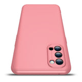 For OPPO Reno 4 /Reno 4 Pro International Edition Mobile Phone Cover 360 Degree Full Protection Phone Case Rose gold
