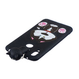 For Huawei Y6 2019 3D Cartoon Lovely Coloured Painted Soft TPU Back Cover Non-slip Shockproof Full Protective Case cute husky