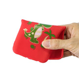 For Samsung A6 plus 2018 Cute Coloured Painted TPU Anti-scratch Non-slip Protective Cover Back Case with Lanyard red