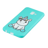 For Samsung J6 PLUS Non-Slip TPU Bumper Case Shockproof Full-Body Protective Case Cover with Adjustable Bracket 5