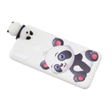 For Samsung A11 Soft TPU Back Cover 3D Cartoon Painting Mobile Phone Case Shell A panda