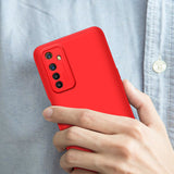 For OPPO Realme 6 Mobile Phone Cover 360 Degree Full Protection Phone Case red