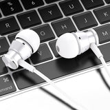 Langsdom M407T Sports Type-C Plug Wired Earphones Hifi Bass Headphones for Smart Phone - White