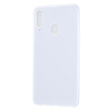 For Samsung A10S/A20S Cellphone Cover Soft TPU Phone Case Simple Profile Full Body Protection Anti-scratch Shell Milk white