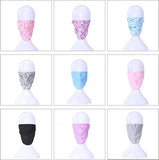 Outdoor Cycling Mask Anti-UV Adjustable Windproof Face Neck Cover  Pink dot_One size
