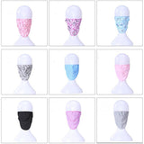 Outdoor Cycling Mask Anti-UV Adjustable Windproof Face Neck Cover  Pink dot_One size