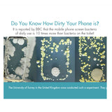 Mobile Phone UV Lamp Sterilizer Portable Smart Wireless Charging Cathode Ultraviolet Sterilization Disinfection white