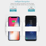 Mobile Phone UV Lamp Sterilizer Portable Smart Wireless Charging Cathode Ultraviolet Sterilization Disinfection white