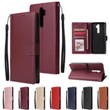 For Oppo A9 2020/Reno 2Z Cellphone Shell PU Leather Mobile Phone Cover Stand Available Anti-drop Elegant Smartphone Case Blue