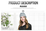 Wireless Bluetooth Smart Earphone Music Knitted Hat Winter Warm Cap with Mic Speaker for iOS Android blue