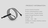 MCDODO head back charging line (0-1.2m)