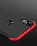 For XIAOMI Redmi Note 5(Globle)/Redmi Note 5 Pro (Inida) 3 in 1 Fashion Ultra Slim Full Protective Back Cover  blue