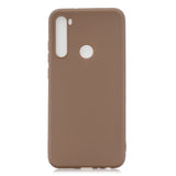 For Redmi 8 8A note 8T TPU Back Cover Soft Candy Color Frosted Surface Shockproof TPU Mobile Phone Protective Case 9