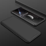 For OPPO Find X Ultra Slim PC Back Cover Non-slip Shockproof 360 Degree Full Protective Case black