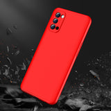 For OPPO Reno 4 /Reno 4 Pro International Edition Mobile Phone Cover 360 Degree Full Protection Phone Case red