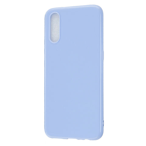 For VIVO IQOO Neo/Y97 Glossy TPU Phone Case Mobile Phone Soft Cover Anti-Slip Full Body Protection Taro purple