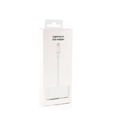 For Apple Interface to VGA Adapter for iPhones iPads white