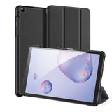 DUX DUCIS For Samsung Galaxy Tab A 8.4  2020 Simple Solid Color Smart PU Leather Case Anti-fall Protective Stand Cover with Sleep Function  Royal blue