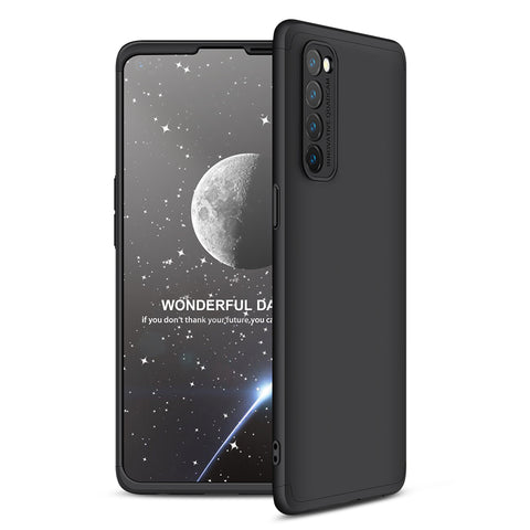 For OPPO Reno 4 /Reno 4 Pro International Edition Mobile Phone Cover 360 Degree Full Protection Phone Case black