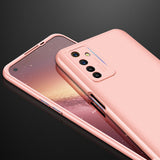 For OPPO Realme 6 Mobile Phone Cover 360 Degree Full Protection Phone Case Rose gold