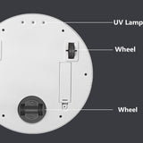 Ultraviolet Sterilization Disinfection Spray Humidifier Aromatherapy Machine Air Atomizer white