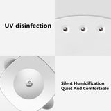 Ultraviolet Sterilization Disinfection Spray Humidifier Aromatherapy Machine Air Atomizer white