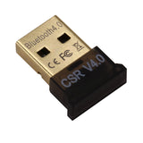 New Mini USB Bluetooth Adapter CSR Dual Mode Receiver for Windows 10/8/7/XP V4.0 black