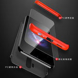 For OPPO A5 2020/A11X Cellphone Cover Hard PC Phone Case Bumper Protective Smartphone Shell red