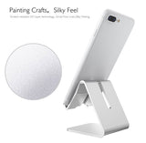 Mobile Phone Holder Stand Aluminium Alloy Metal Tablet Desk Holders Cellphone Stands  Rose gold