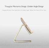 Mobile Phone Holder Stand Aluminium Alloy Metal Tablet Desk Holders Cellphone Stands  black