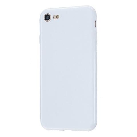 For iPhone 5/5S/SE/6/6S/6 Plus/6S Plus/7/8/7 Plus/8 Plus Cellphone Cover Soft TPU Bumper Protector Phone Shell Milk white