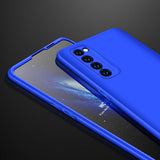 For OPPO Reno 4 /Reno 4 Pro International Edition Mobile Phone Cover 360 Degree Full Protection Phone Case blue