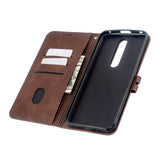 For OPPO F11/F11 Pro Case Soft Leather Cover with Denim Texture Precise Cutouts Wallet Design Buckle Closure Smartphone Shell  blue