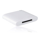 For 30pin iPhone iPod to Stereo Sounddock Bluetooth Audio Music Receiver Adapter black