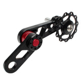 Litepro Folding Bike Chainring Tensioner Rear Derailleur Chain Guide Pulley for Oval Tooth Plate Wheel Chain Xipper Bike parts Gold