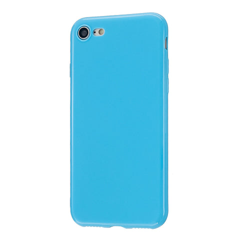 For iPhone 5/5S/SE/6/6S/6 Plus/6S Plus/7/8/7 Plus/8 Plus Cellphone Cover Soft TPU Bumper Protector Phone Shell Ocean blue