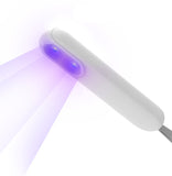 Mini UV Lamp Sterilizer Portable UVC Handheld Disinfection Light for Home Office Travel white
