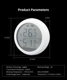 ZigBee Temperature Humidity Sensor Wireless Control Smart Home Use white