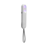 Mini UV Lamp Sterilizer Portable UVC Handheld Disinfection Light for Home Office Travel white