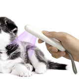 Mini UV Lamp Sterilizer Portable UVC Handheld Disinfection Light for Home Office Travel white