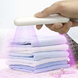 Mini UV Lamp Sterilizer Portable UVC Handheld Disinfection Light for Home Office Travel white