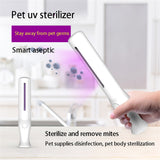 Handheld Uv Light Disinfection Mini Portable Sanitizer Lamp for Home Office Travel white