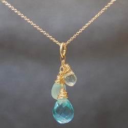 Necklace 1-29 - choice of stone - Silver