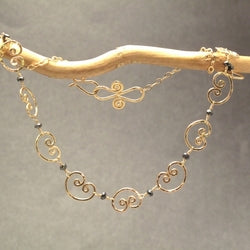 Necklace 323 - choice of stone - Silver