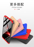 For OPPO A5 2020/A11X Cellphone Cover Hard PC Phone Case Bumper Protective Smartphone Shell black red