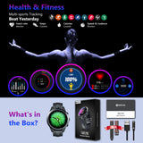Zeblaze THOR 5 PRO Ceramic Bezel 3GB+32GB Dual Camera 800mAh Battery GPS/Face Unlock Leather Straps Smart Watch black
