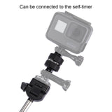 Lightweight Aluminum 360 Degree Rotation Swivel Pivot Arm Tripod Mount for DJI Osmo Action black