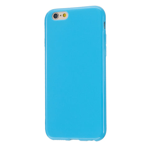 For iPhone 5/5S/SE/6/6S/6 Plus/6S Plus/7/8/7 Plus/8 Plus Cellphone Cover Soft TPU Bumper Protector Phone Shell Ocean blue