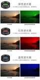 Mobile Phone Lens Wide-angle Macro Fisheye Increase UV Gradient Mirror CPL Starlight 10pcs/set black