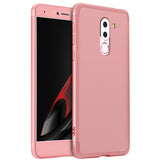For HUAWEI Honor 6X/GR5 2017 3 in 1 Hybrid Hard Case Full Body 360 Degree Protection Back Cover  Gold